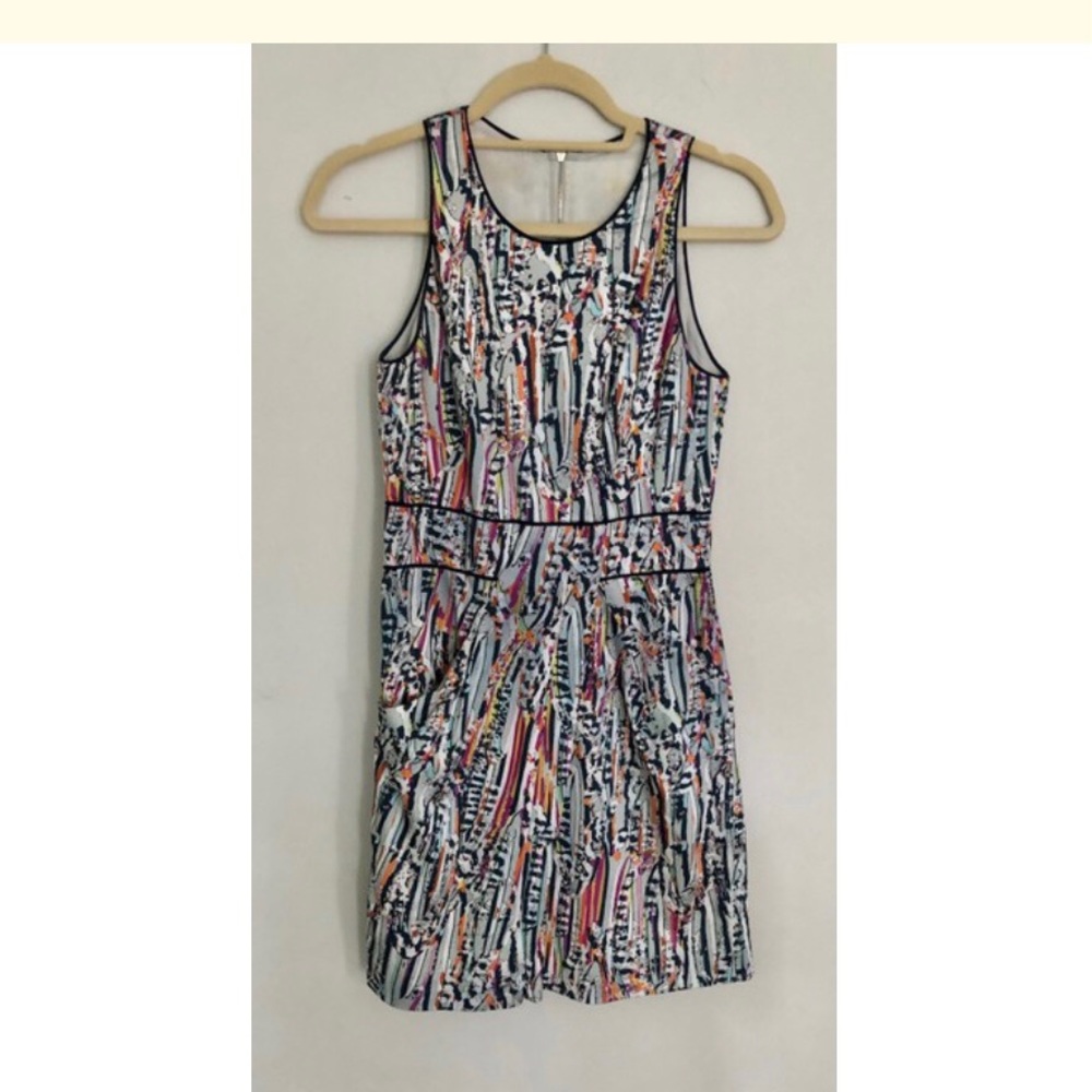 Lela Rose sleeveless mini dress